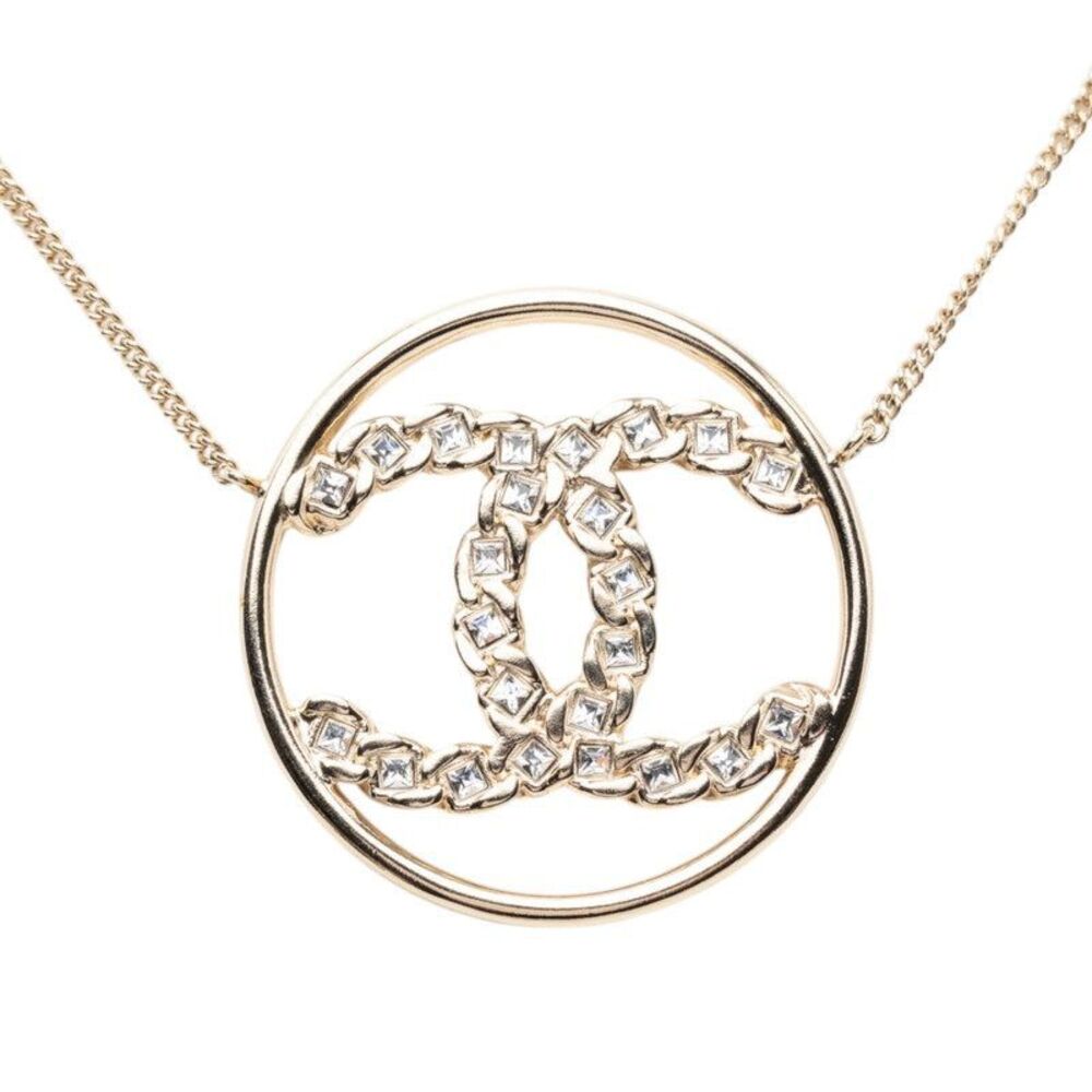 Chanel Coco Mark Round Necklace